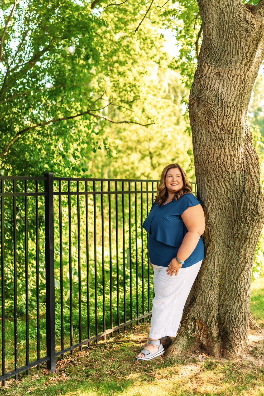 Mary Ann Morris outdoors